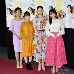 （左から）キムラ緑子、川栄李奈、常盤貴子、平祐奈（C）モデルプレス