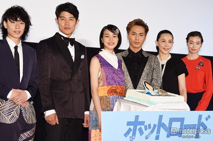 映画「ホットロード」完成披露舞台挨拶