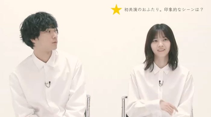 清原翔、西野七瀬/インタビュー映像より(提供写真)