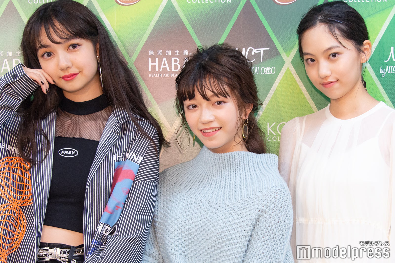 菅井純愛さん、平美乃理さん、増岡ゆあさん （C）モデルプレス