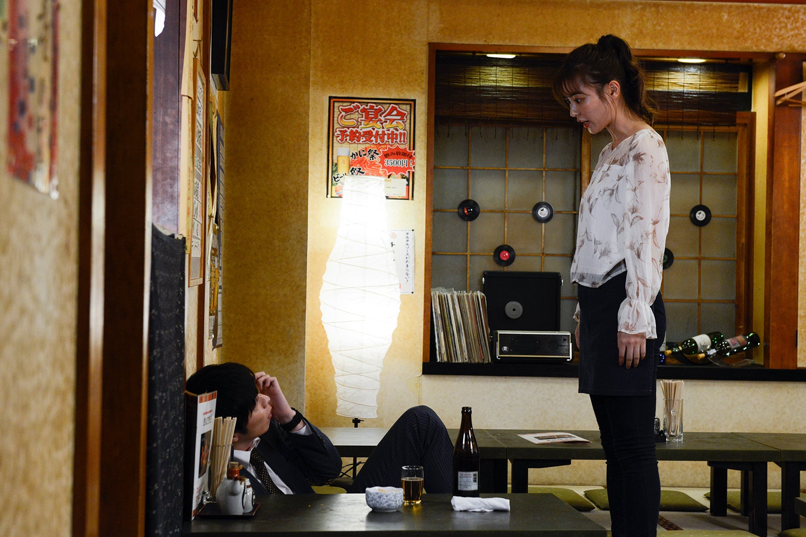 田中圭、内田理央／「おっさんずラブ」第2話より（C）テレビ朝日