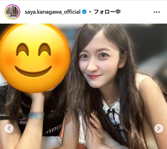 金川紗耶Instagramより