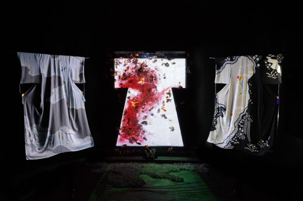 キモノリウム／画像提供：アートアクアリウム展大阪実行委員会