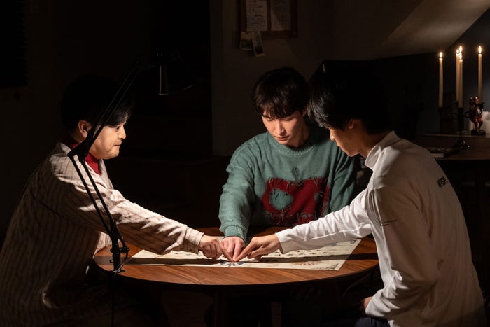 加藤諒、渡辺翔太、金田昇(C)2025「事故物件ゾク 恐い間取り」製作委員会