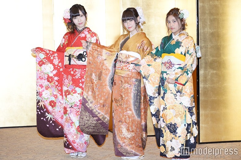 NGT48メンバー／山口真帆、西潟茉莉奈、大滝友梨亜（C）モデルプレス