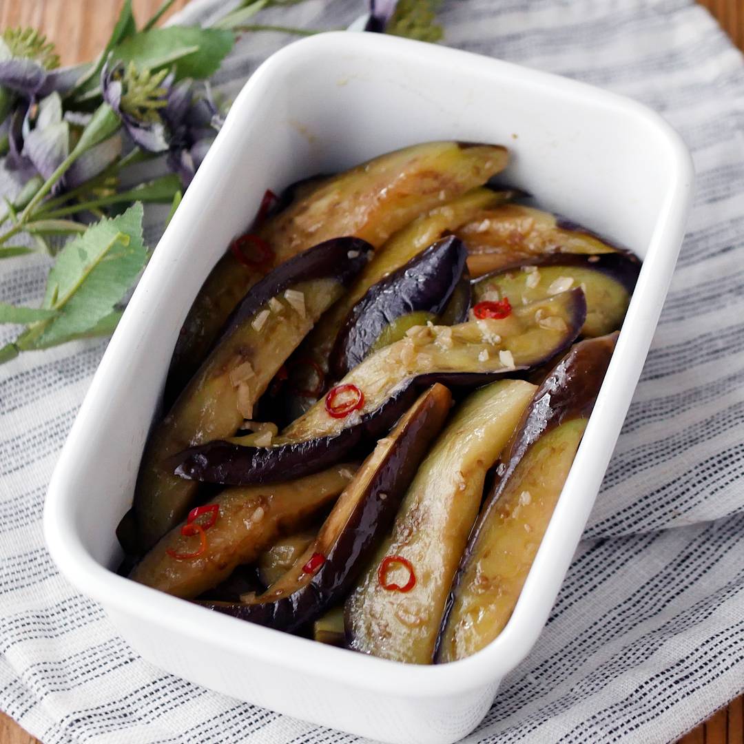 【作り置き】メイン食材1つで!なすのペペロンチーノ