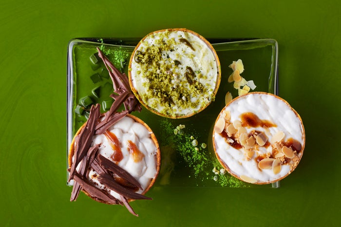 今季の新作スイーツ「ラテタルト」は3種の茶葉が薫る／画像提供：ハイアット リージェンシー 大阪