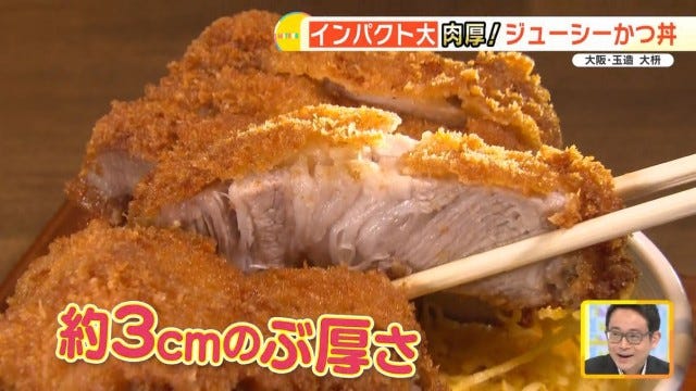 【県外からも人が殺到】フタが閉まらないほどのカツ丼が話題!大阪で行列ができる人気店
