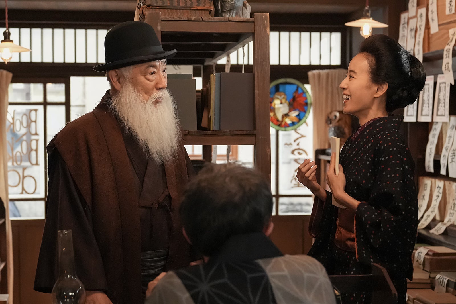 イッセー尾形、石橋静河「ブラッサム」第21話（C）NHK