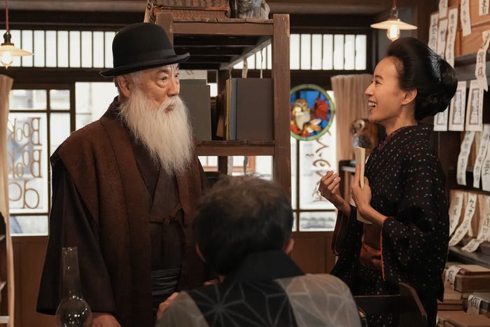 イッセー尾形、石橋静河「ブラッサム」第21話(C)NHK