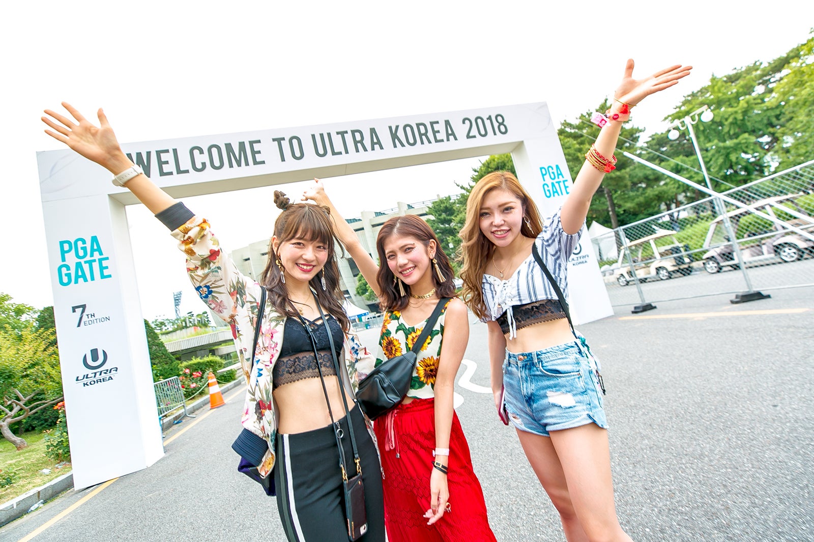 ゲート到着（提供写真）