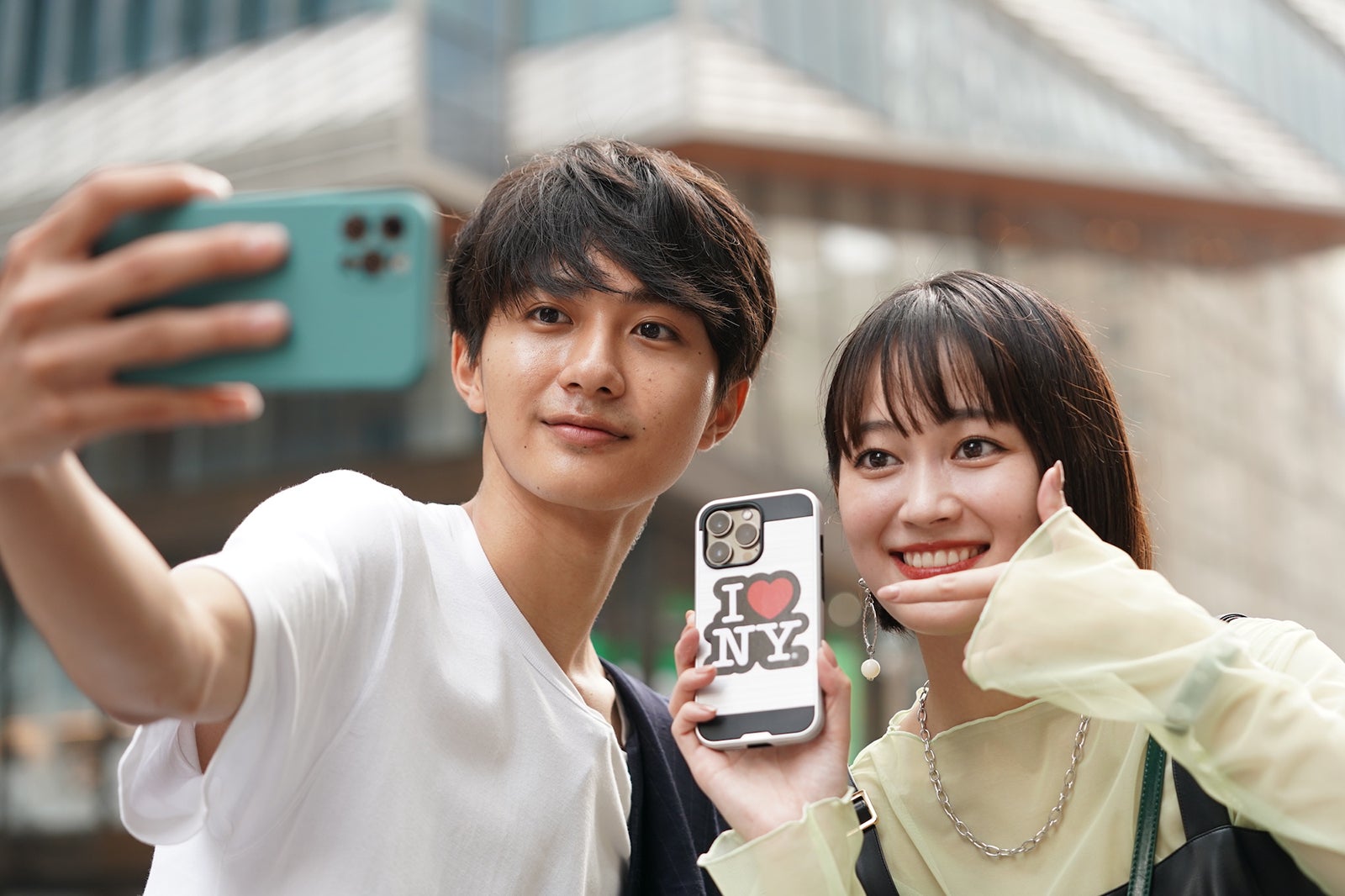 高橋大翔、吉本実憂「恋愛ドラマな恋がしたい in NEW YORK」第1話（C）AbemaTV, Inc.