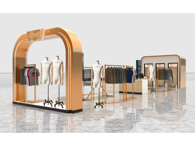 リーバイス、日本初のレディス期間限定店 コーディネート提案強化