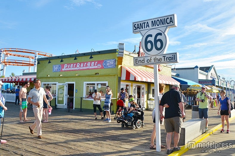 ルート66の終着地点であるサンタモニカ
