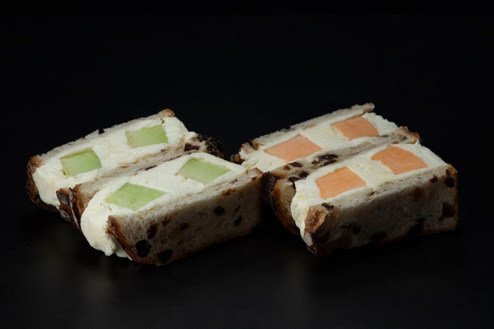 メロンのフルーツサンド／画像提供：青森県つがる市