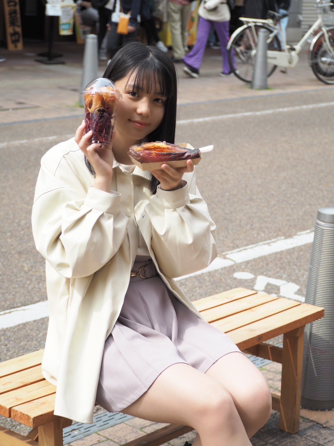 松島かのん「おすすめの栗・芋スイーツ！」（提供写真）