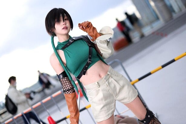 人気コスプレイヤー篠崎こころ Ff7 ユフィに変身 ファンの方たちと交流できてうれしかった モデルプレス