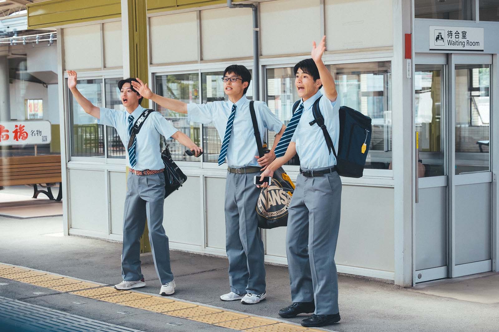 伊藤あさひ、兵頭功海、中沢元紀「下剋上球児」第3話より（C）TBSスパークル／TBS 撮影：ENO