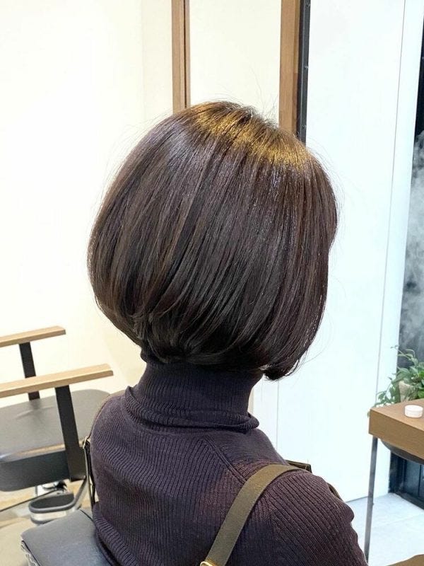 画像1 16 40代に似合う前下がりボブ特集 流行りを押さえた若見えヘアスタイルをご紹介 モデルプレス