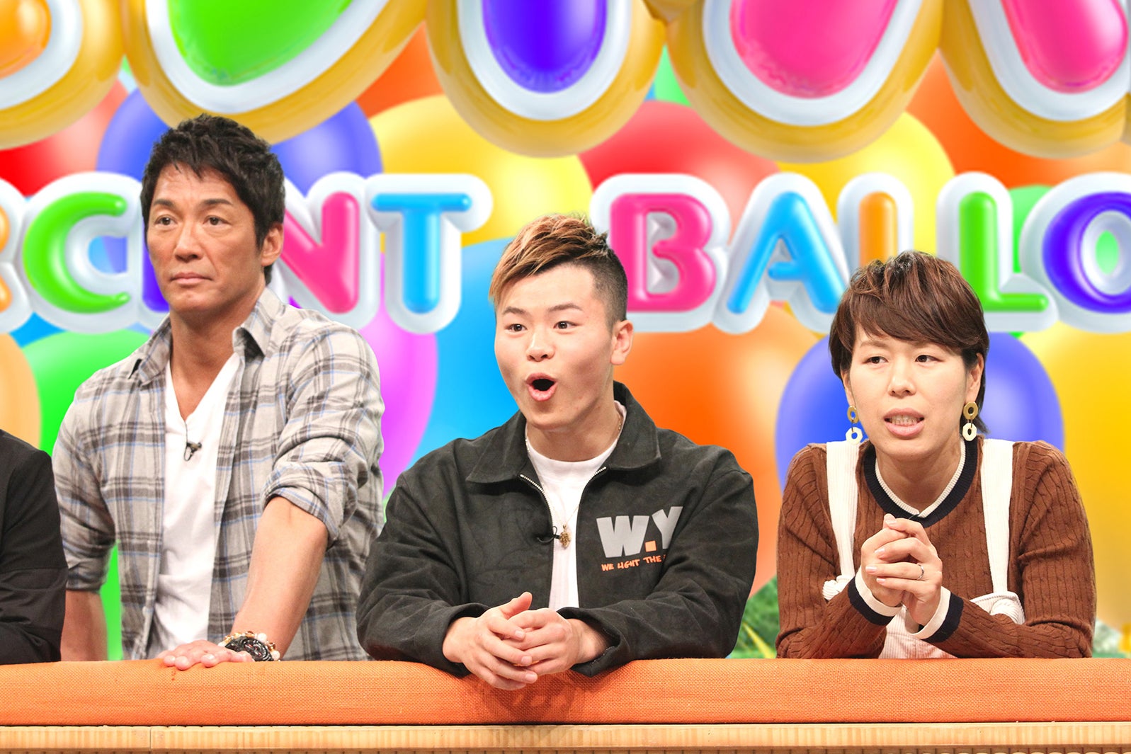 （左から）長嶋一茂、那須川天心、岩清水梓（C）フジテレビ