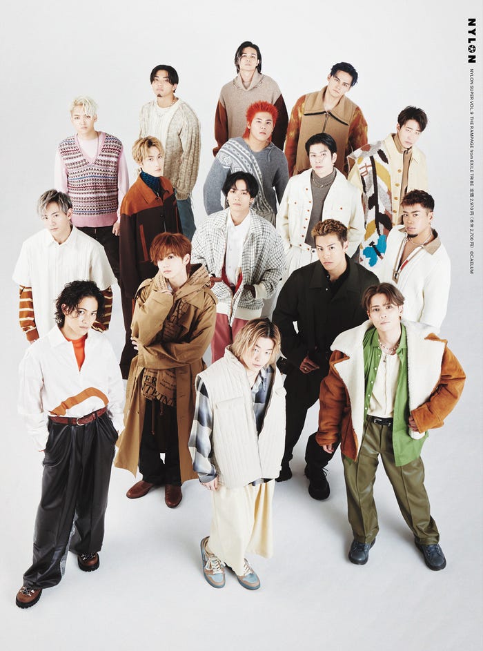 『THE RAMPAGE from EXILE TRIBE NYLON SUPER VOL.9』(2022年1月25日発売)裏表紙(C)NYLON SUPER