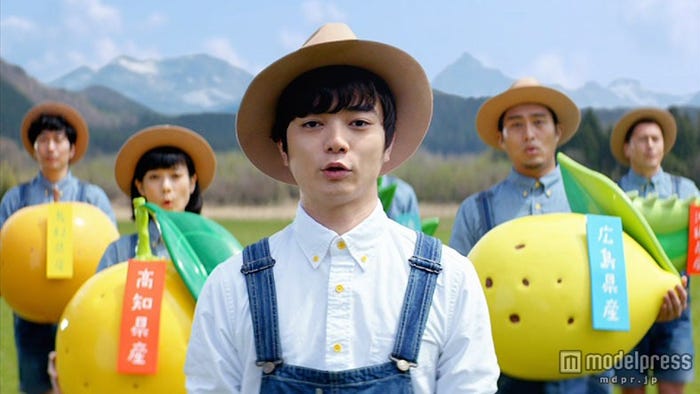 染谷将太/新CM「どこでとれたの唄」篇