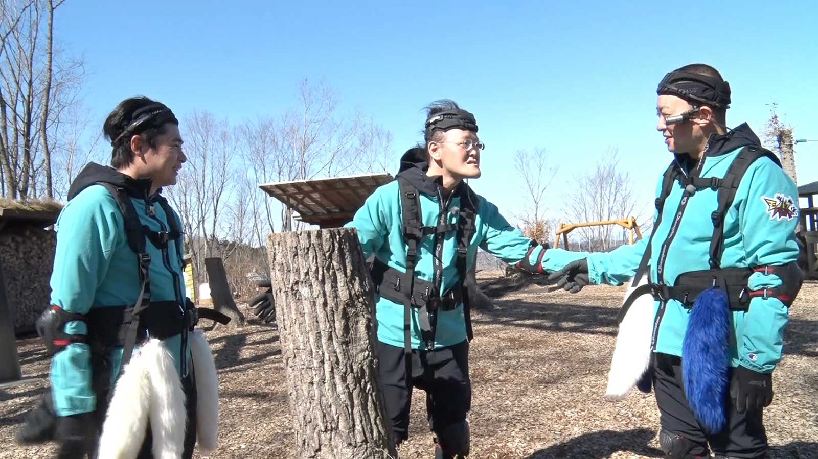 （左から）吉村崇、稲田直樹、松尾駿 （C）フジテレビ