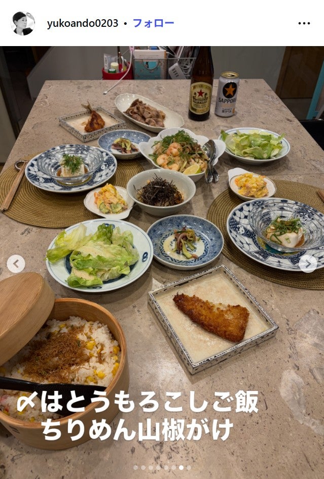 安藤優子Instagramより