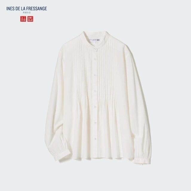 ユニクロ　トップス　ブラウス