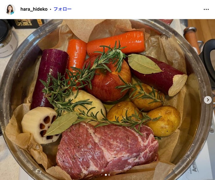 原日出子Instagramより