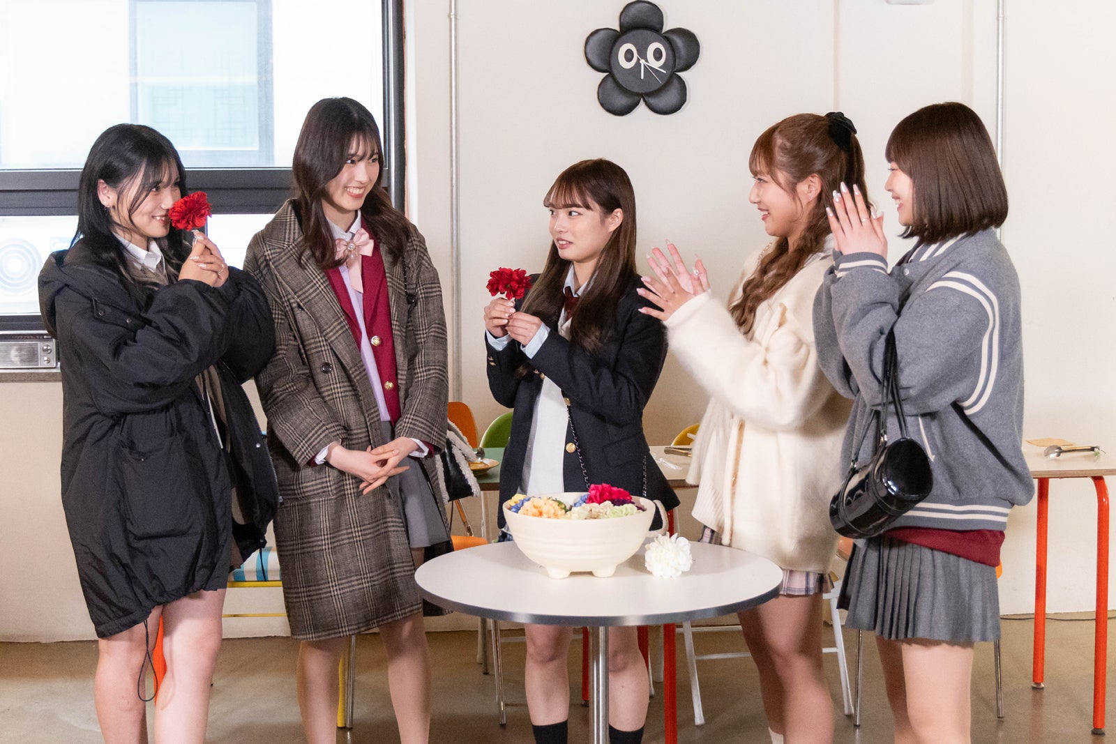 じゅり、はるな、ひなた、のあ、ひなの「今日、好きになりました。卒業編2025inソウル」（C）AbemaTV, Inc.