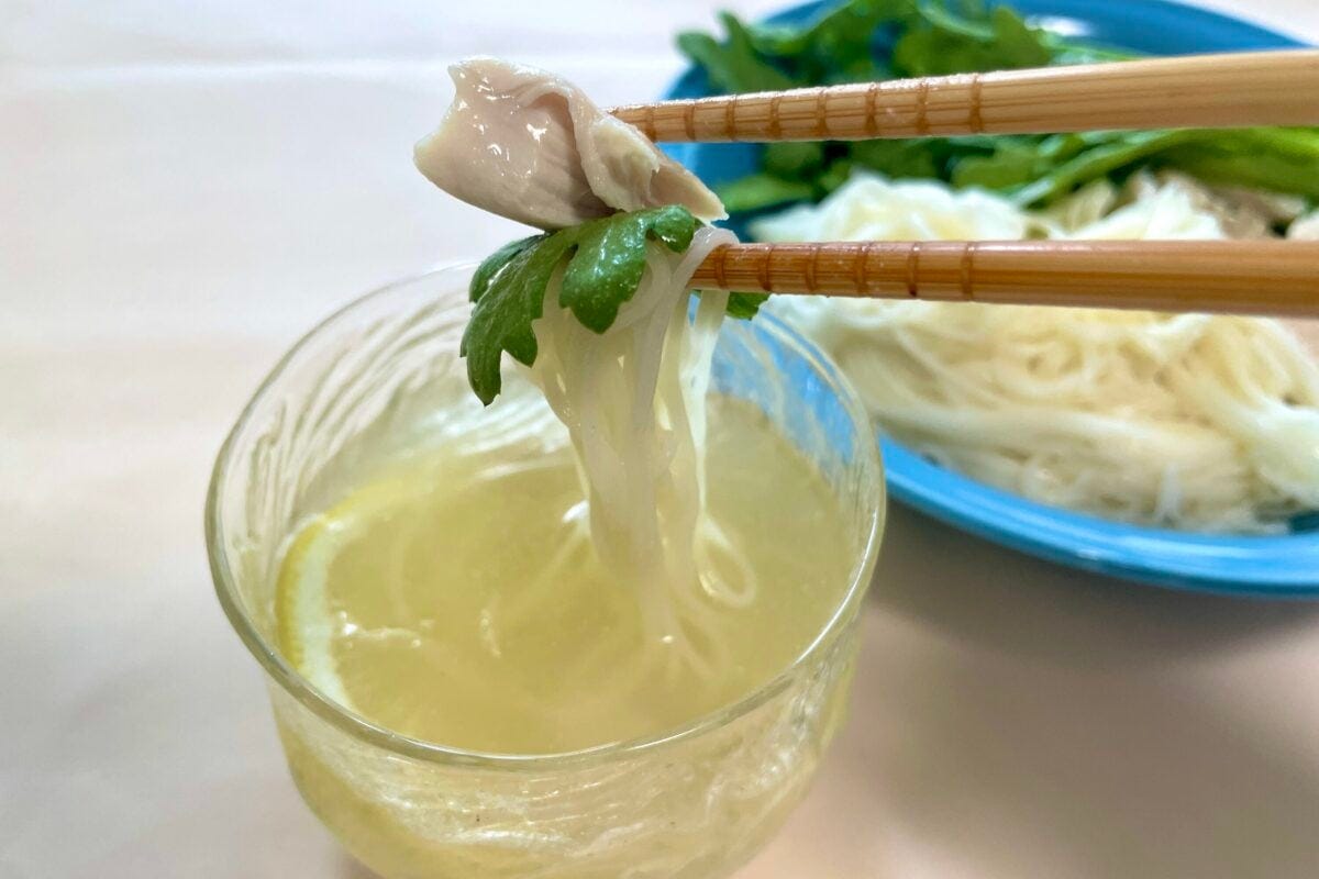 揖保乃糸 レモンつけそうめん