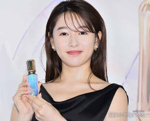 桜井日奈子、“自分流”ボディメイク法に出会い変化「隠すんじゃなくて見せるような自分でいたい」スタイル際立つ黒ドレスで登場