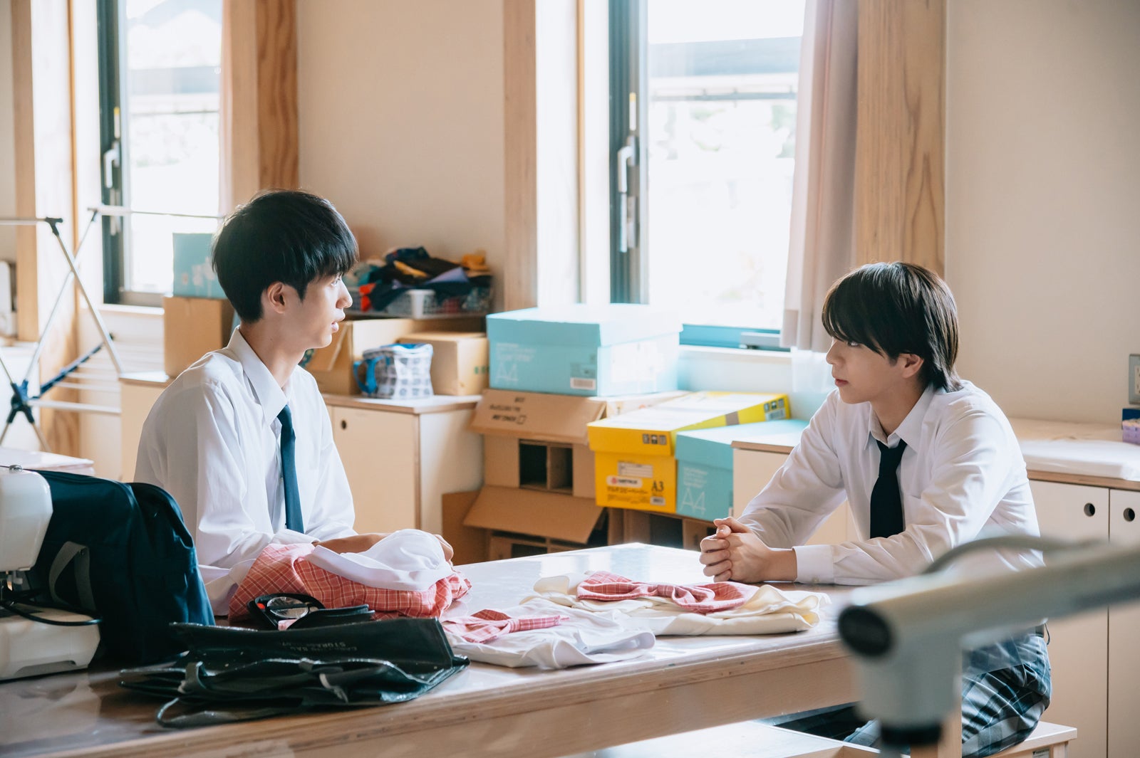 野村康太、塩崎太智「その着せ替え人形は恋をする」第7話（C）福田晋一／SQUARE ENIX・ドラマ「その着せ替え人形は恋をする」製作委員会・MBS