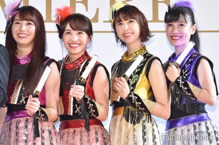 佐々木彩夏、百田夏菜子、玉井詩織、高城れに (C)モデルプレス