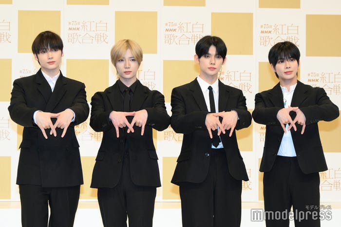 TOMORROW X TOGETHER(左から)ヒュニンカイ、ボムギュ、ヨンジュン、テヒョン(C)モデルプレス