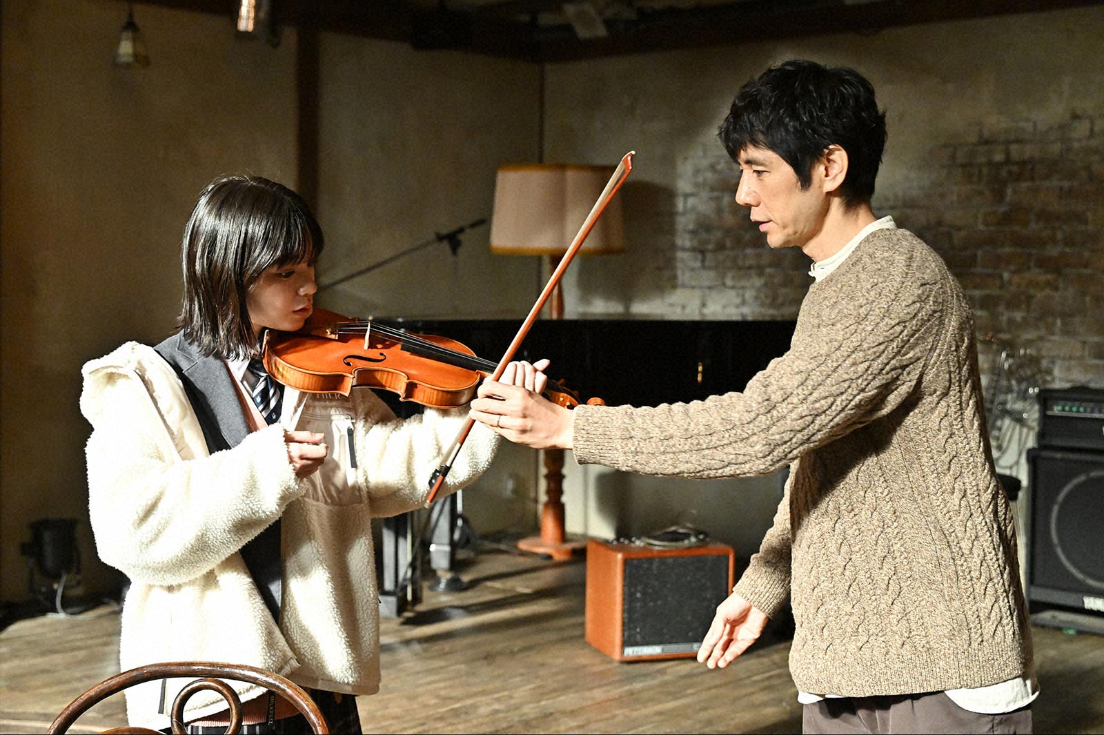 當真あみ、西島秀俊「さよならマエストロ～父と私のアパッシオナート～」第3話より（C）TBS