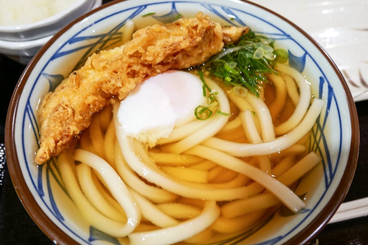 丸亀製麺・かけうどん