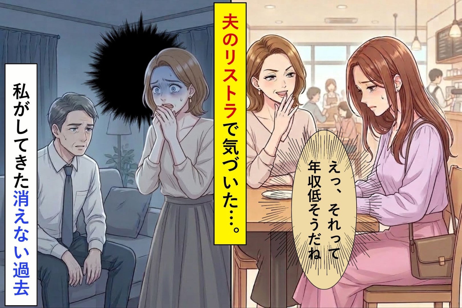 夫のリストラで気づいた…。私がしてきた消えない過去