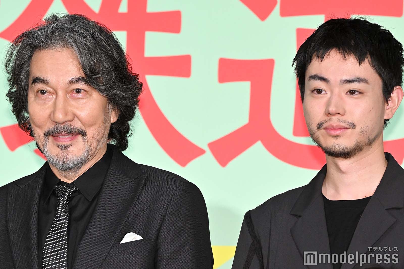 映画「銀河鉄道の父」初日舞台挨拶に登壇した役所広司、菅田将暉（C）モデルプレス