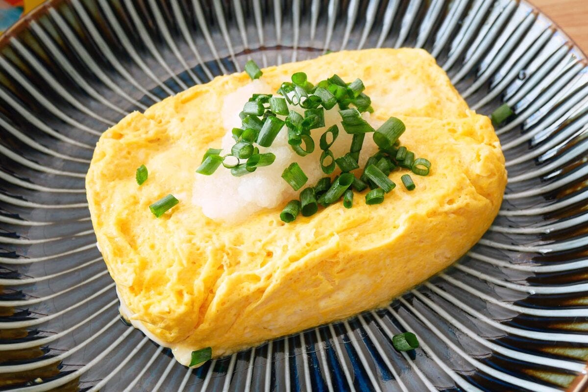 巻かないだし巻き玉子
