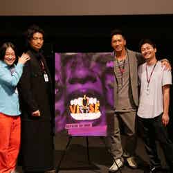 永野、斎藤工、SWAY、清水康彦監督（C）2019 MANRIKI Film Partners