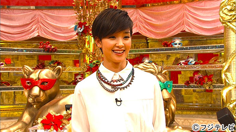 剛力彩芽／フジテレビ系バラエティ番組『イケてる男と聞きたい女』（画像提供：フジテレビ）