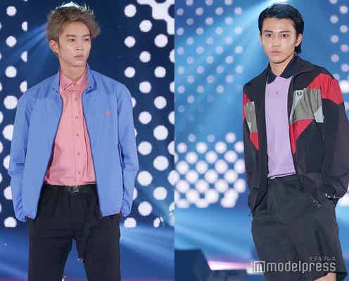 「花のち晴れ」F4の後継“C5”鈴木仁&中田圭祐、イケメンオーラに女子陥落 メンノンステージでクールな“モデル”姿披露<GirlsAward 2018 S/S >