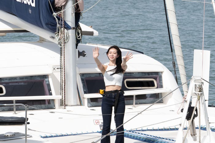 上原沙弓理『シャッフルアイランド Season5』(C)AbemaTV, Inc