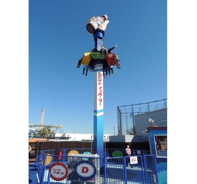 ゆっくり上昇したあとに回転とアップダウンがスタート