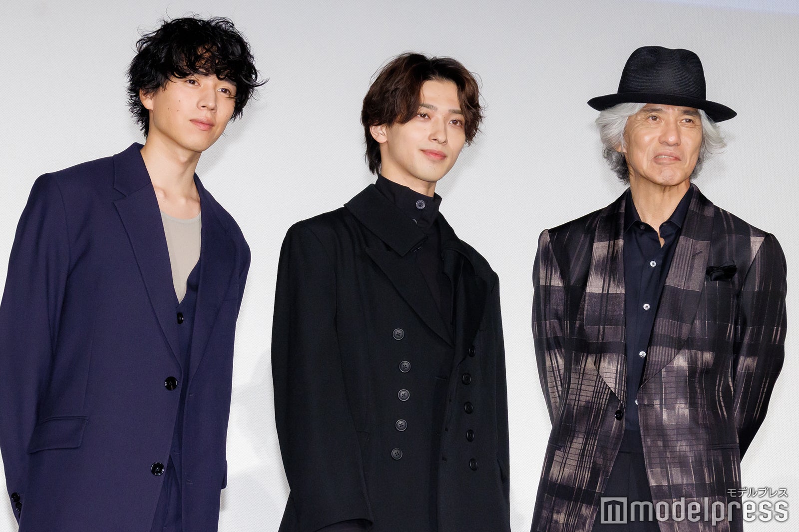 坂東龍汰、横浜流星、佐藤浩市（C）モデルプレス