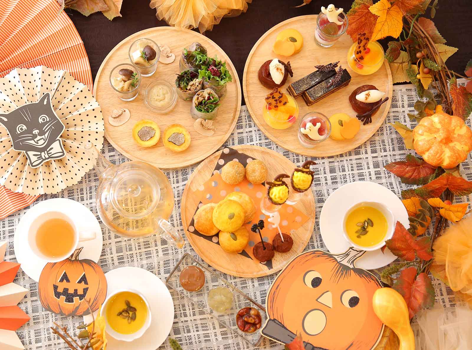 ハロウィンアフタヌーンティー／画像提供：株式会社ツカダ・グローバルホールディング