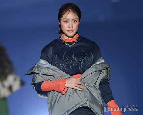 王林「TGC」初出演で美ウエストちら見せ オレンジ跳ね上げアイラインで雰囲気ガラリ<TGC しずおか>