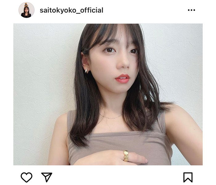日向坂46 齊藤京子 髪型をミディアムヘアにイメチェン 過去一の短さだと思います モデルプレス